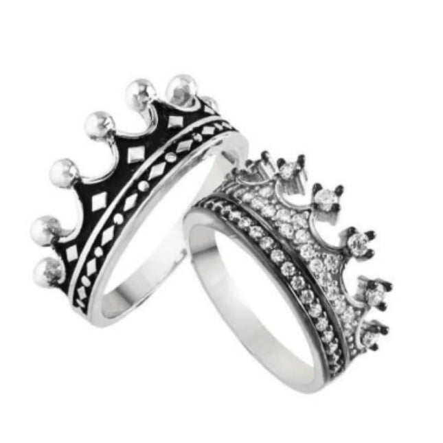 Crown Couple Rings