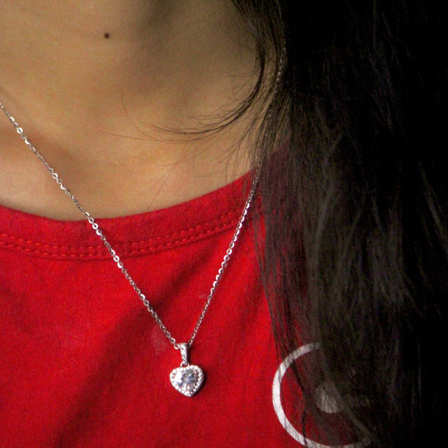 Diamond Heart Pendent Chain