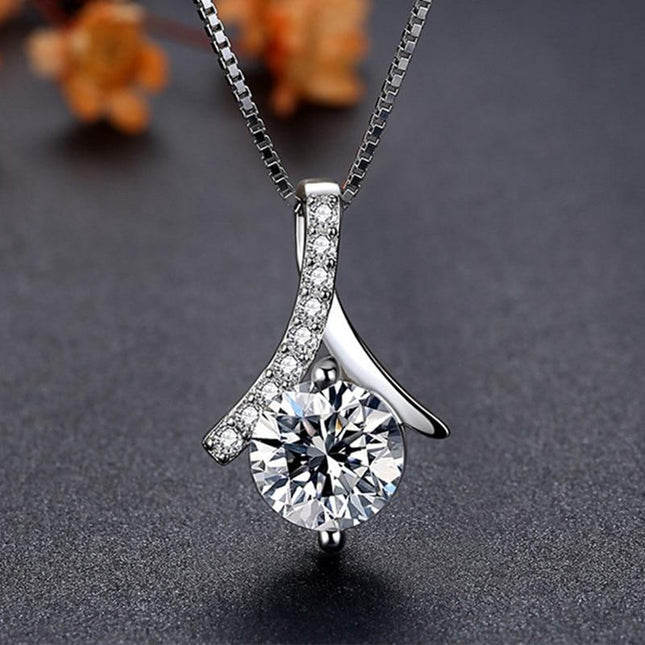 Solitaire Diamond Necklace