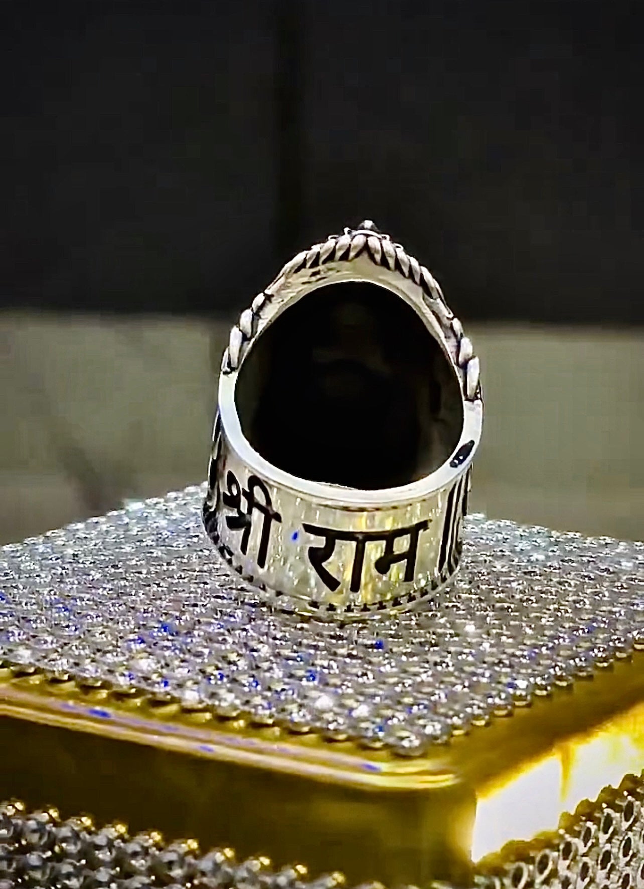 Pure Copper Plated Shivaji Maharaj Rajmudra Finger Ring For Men (SJ_42 –  Shining Jewel