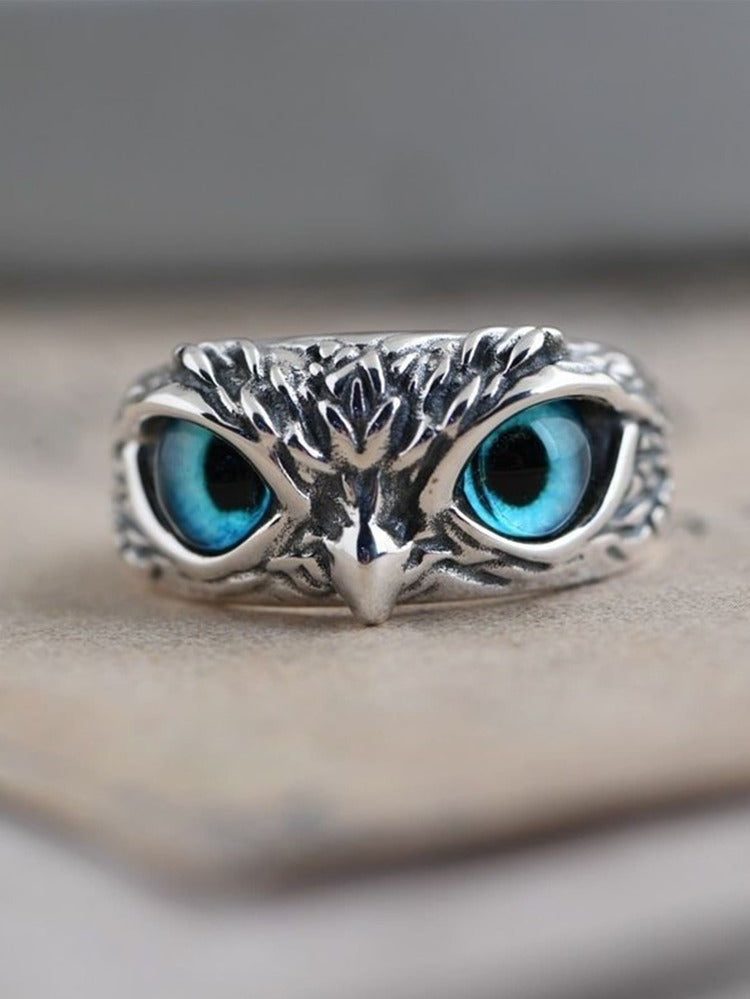 Owl ring, Silver : r/Owls