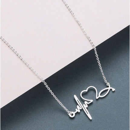 Heartbeat Stethosccope Pendent Chain