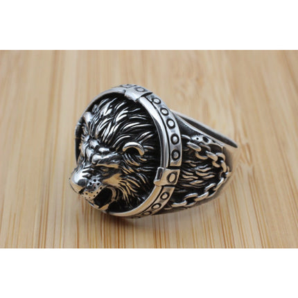 Circle Lion Ring