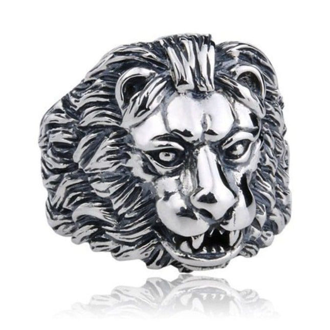 Stylish Lion Silver Ring