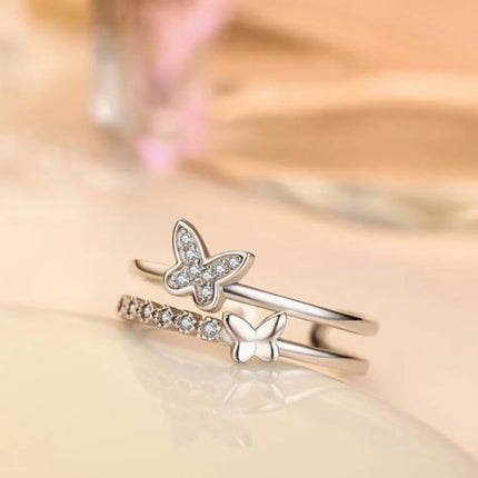 Butterfly Silver Ring 🦋💍