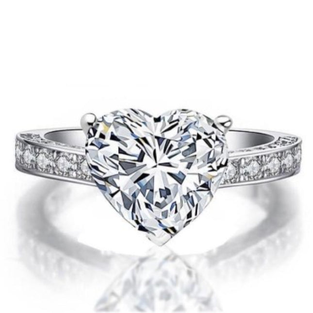 Embassy Heart Silver Ring