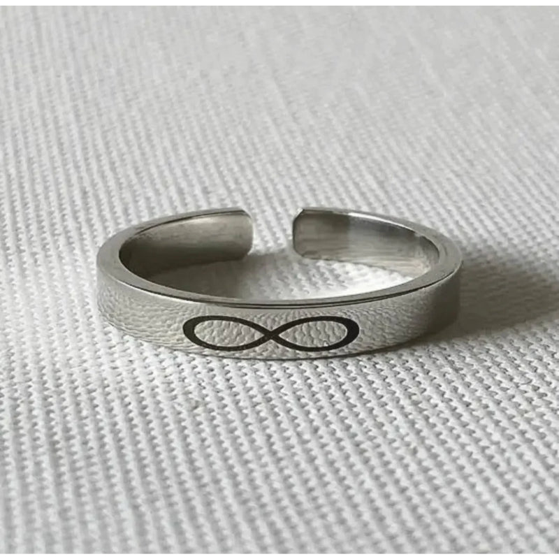 Rinfit Silicone Rings for Men - Mens/Women Silicone Wedding Bands - Infinity  Ring with Metal Plate - Rubber Rings Men/Women - Metalnfinity Collection -  Grey & Silver - Size 13 - Yahoo Shopping