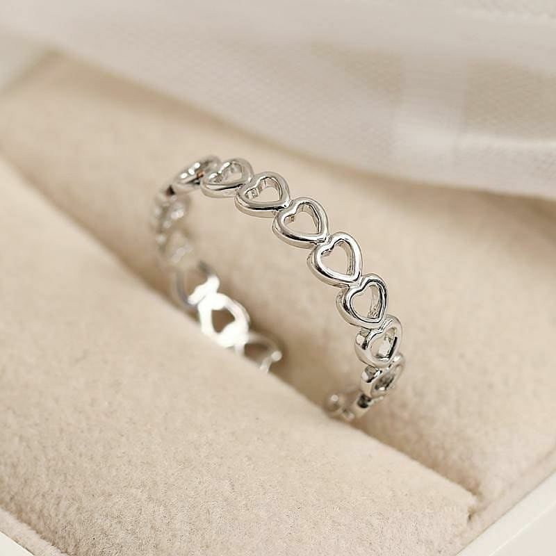 Linked Large Rings Buy Love Silver Ring For Your Love – Jewllery Design