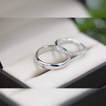 Promise Silver Couple Ring