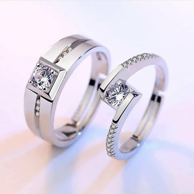 Stylish Couple Adjustable Ring