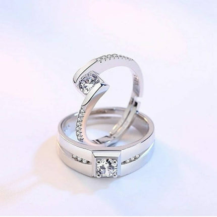 Stylish Couple Adjustable Ring