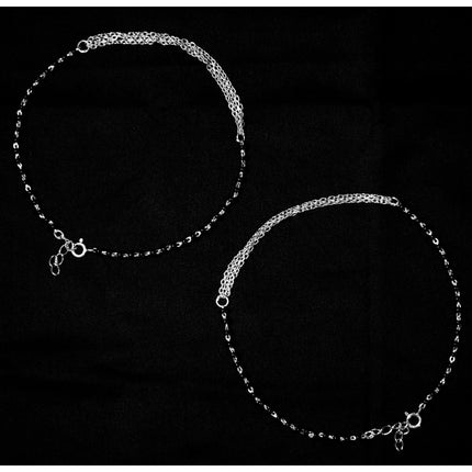 Silver Anklets for Women - Jewellery Design