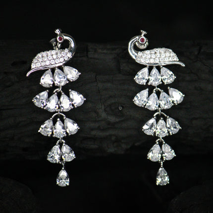 Peacock Diamond Earring